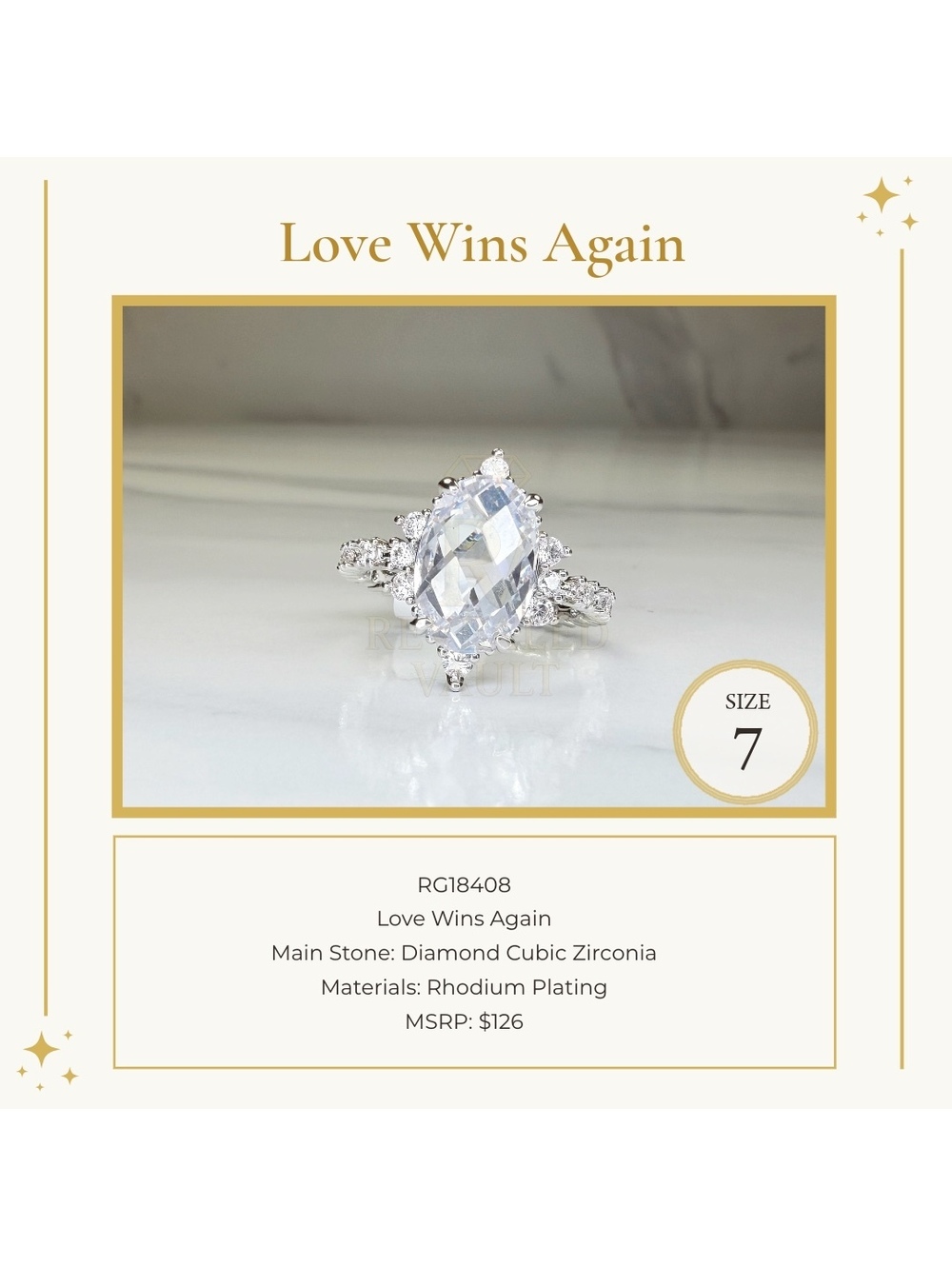 Love Wins Again - Size 7 - April Birthday 2026